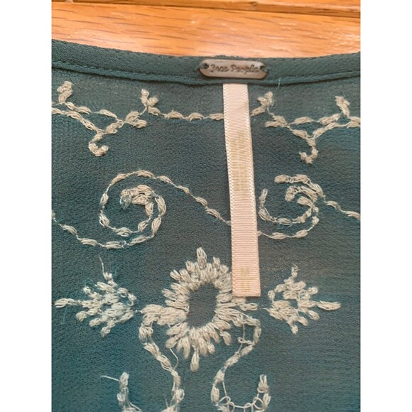 Embroidered Boho Top by Free People - Picture 2 of 6